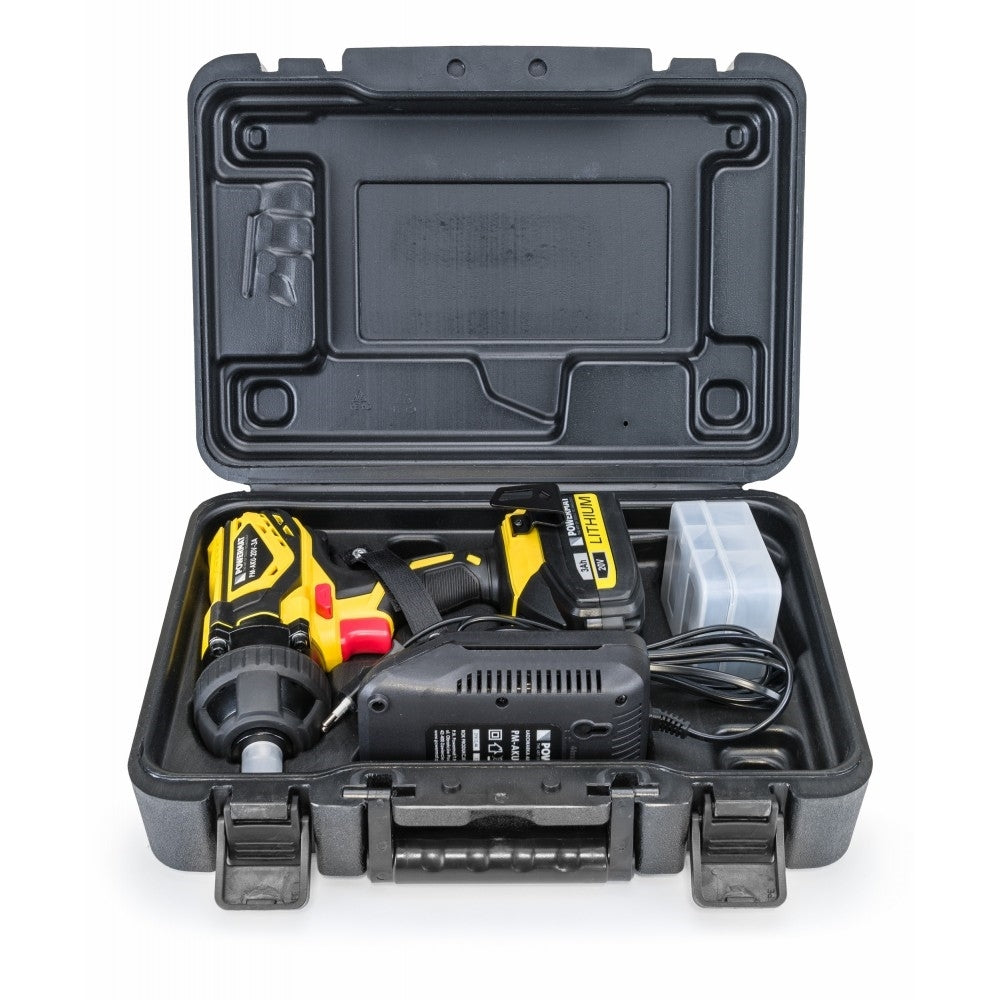 Cheie cu impact cu acumulator 3Ah / 20V, Powermat PM-AKU-20V-3A