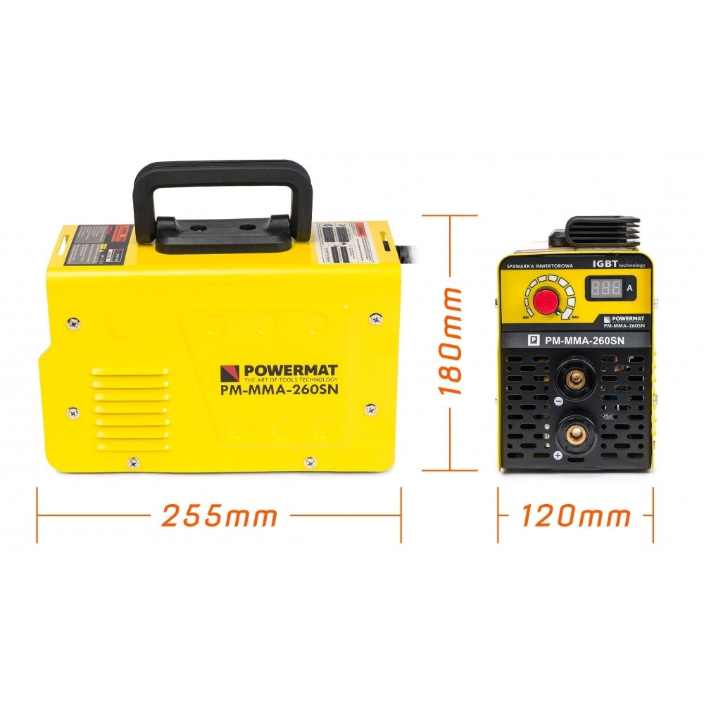 Invertor de sudura IGBT 260A, Powermat PM-MMA-260SN