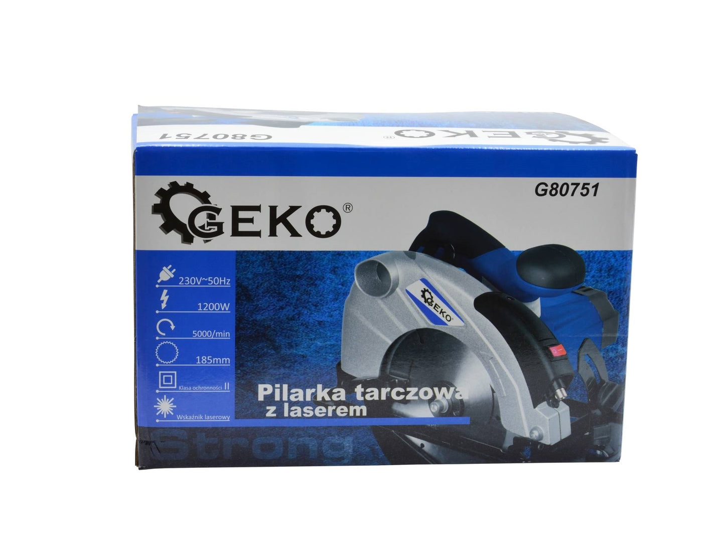 Fierastrau circular 185mm cu model laser Strong, GEKO G80751