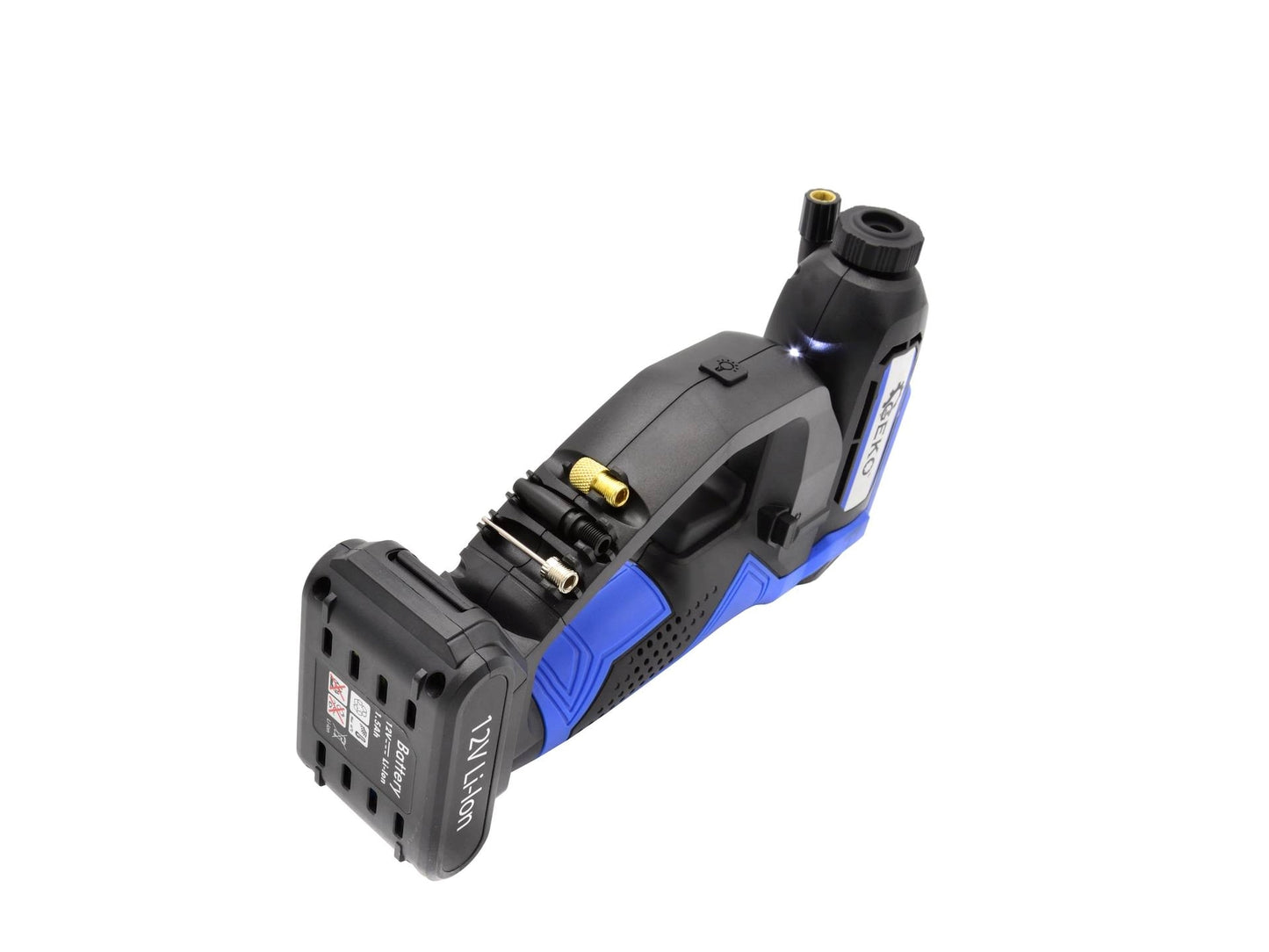 Compresor wireless cu baterii 12V LCD 150PSI, GEKO G80652