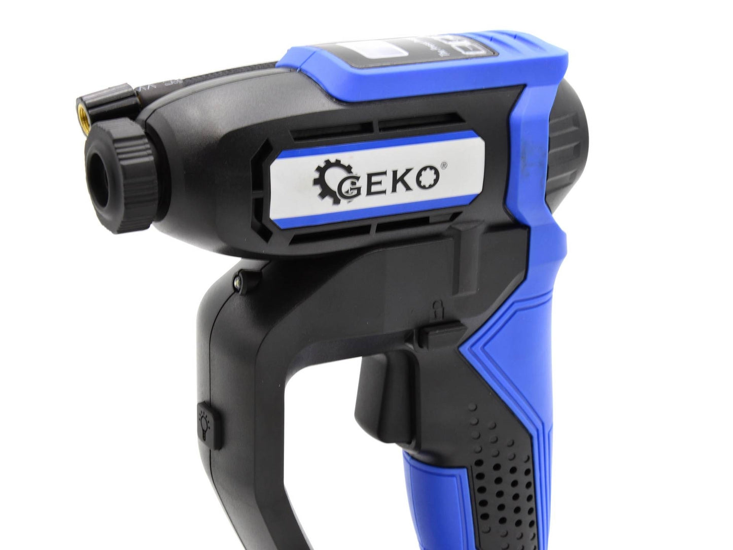 Compresor wireless cu baterii 12V LCD 150PSI, GEKO G80652