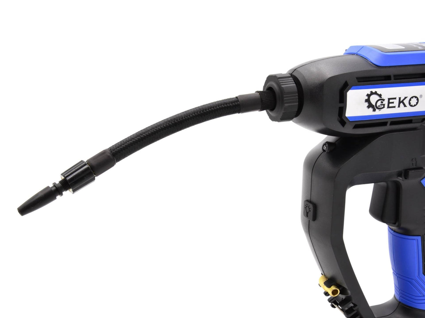 Compresor wireless cu baterii 12V LCD 150PSI, GEKO G80652