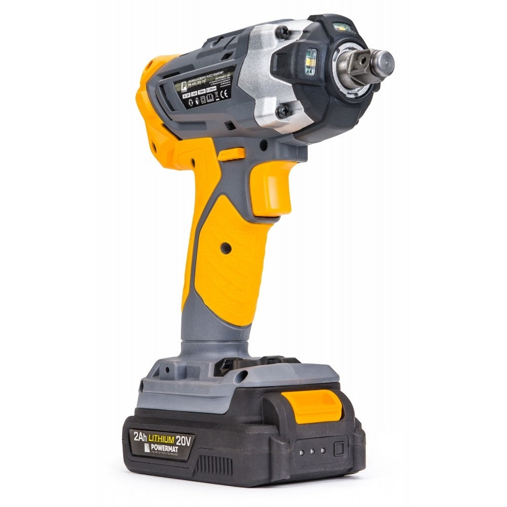 Cheie de impact 20V 2Ah, Powermat PM-AKU-20V-2AT