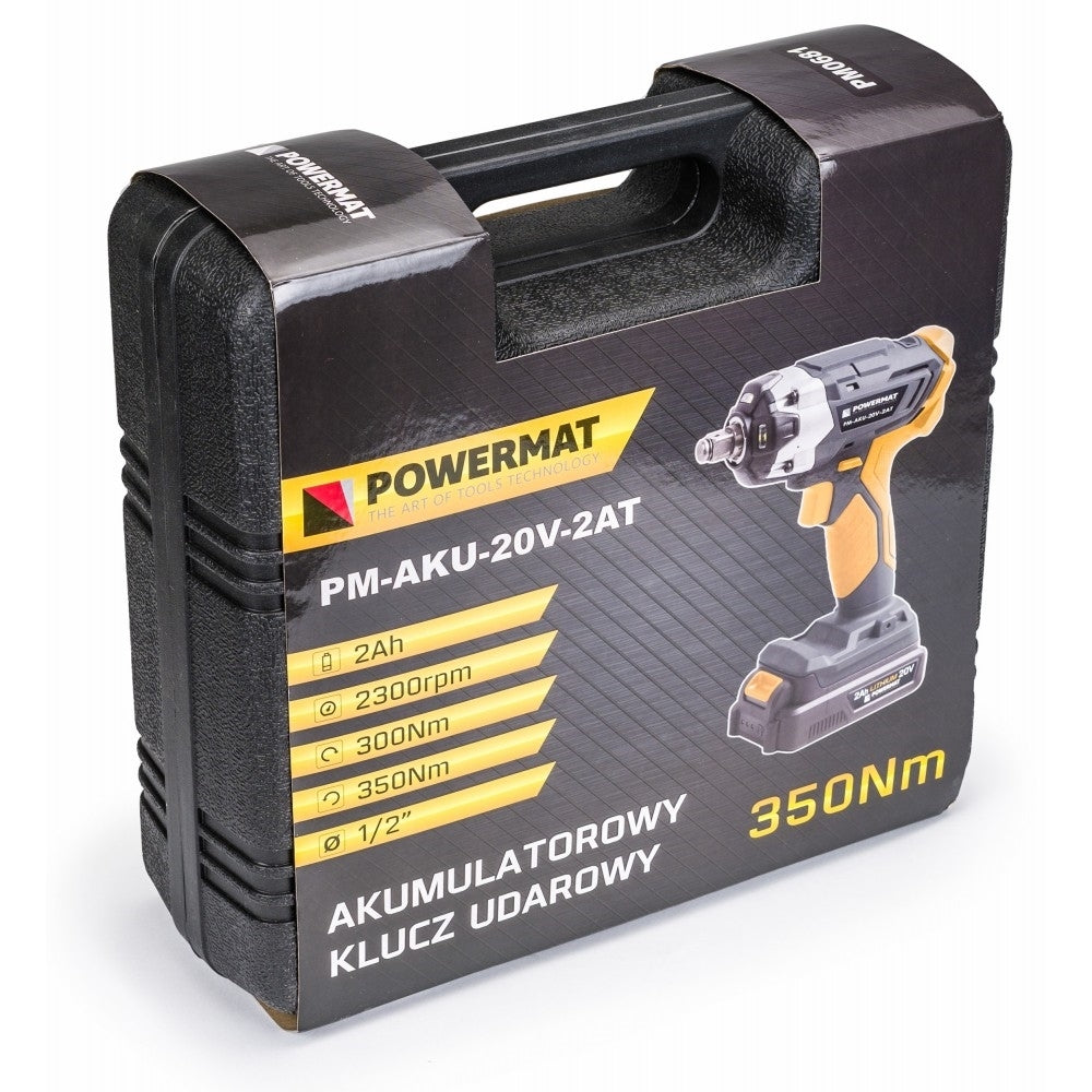 Cheie de impact 20V 2Ah, Powermat PM-AKU-20V-2AT