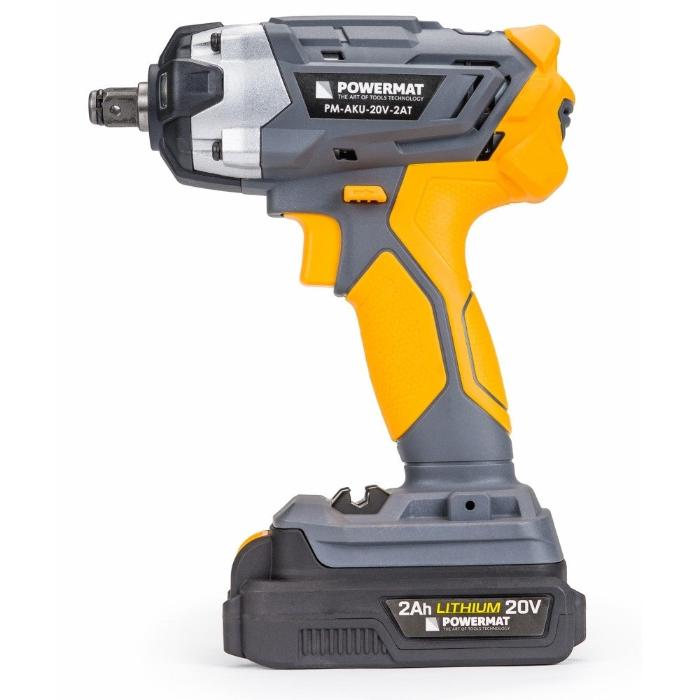 Cheie de impact 20V 2Ah, Powermat PM-AKU-20V-2AT