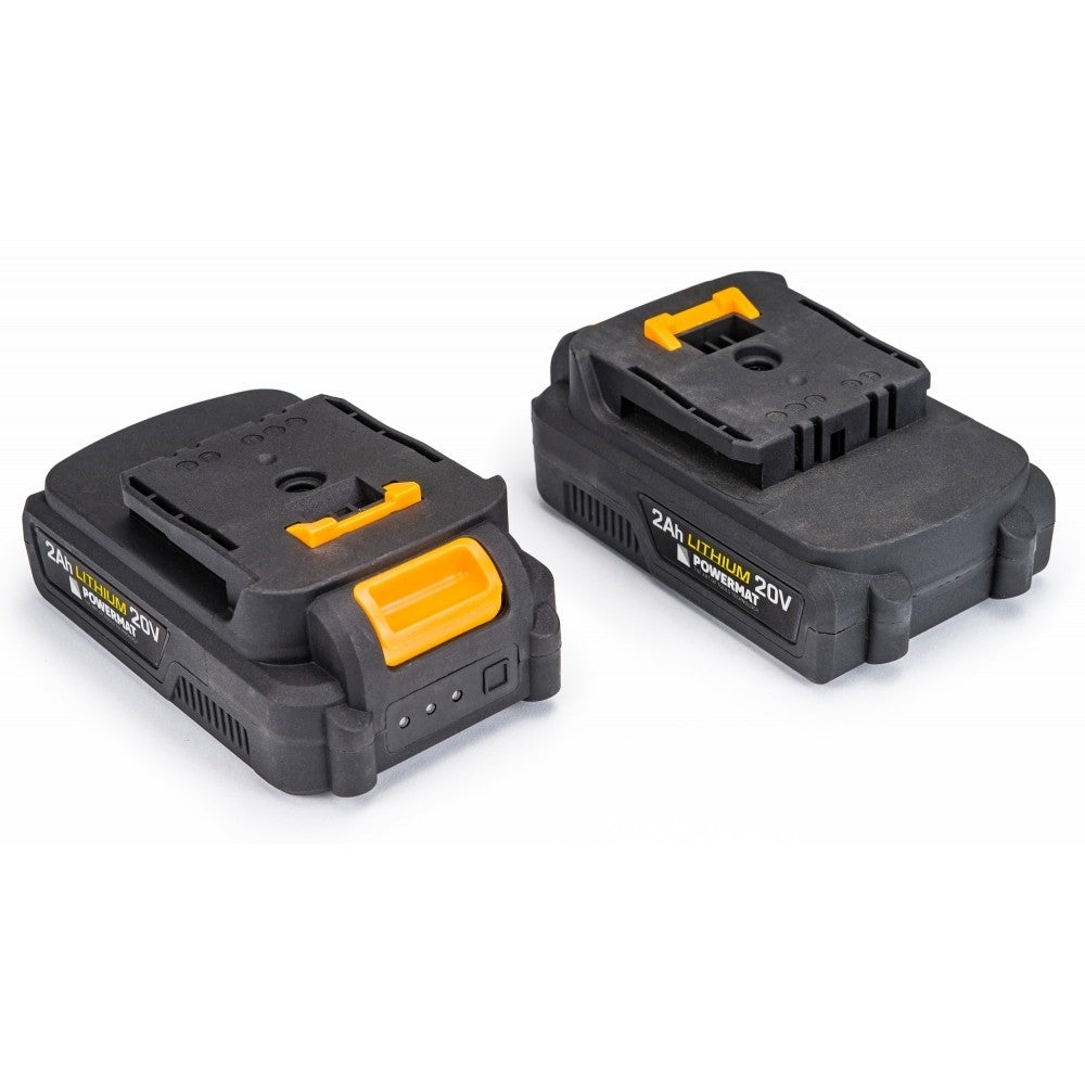 Masina de gaurit cu acumulator 2Ah 2V, Powermat PM-WA-20V-2AT
