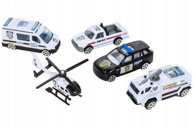 Parcarea politiei cu masini si elicopter, Malplay 105867