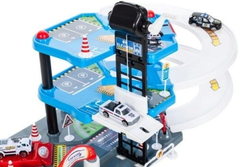 Parcarea politiei cu masini si elicopter, Malplay 105867