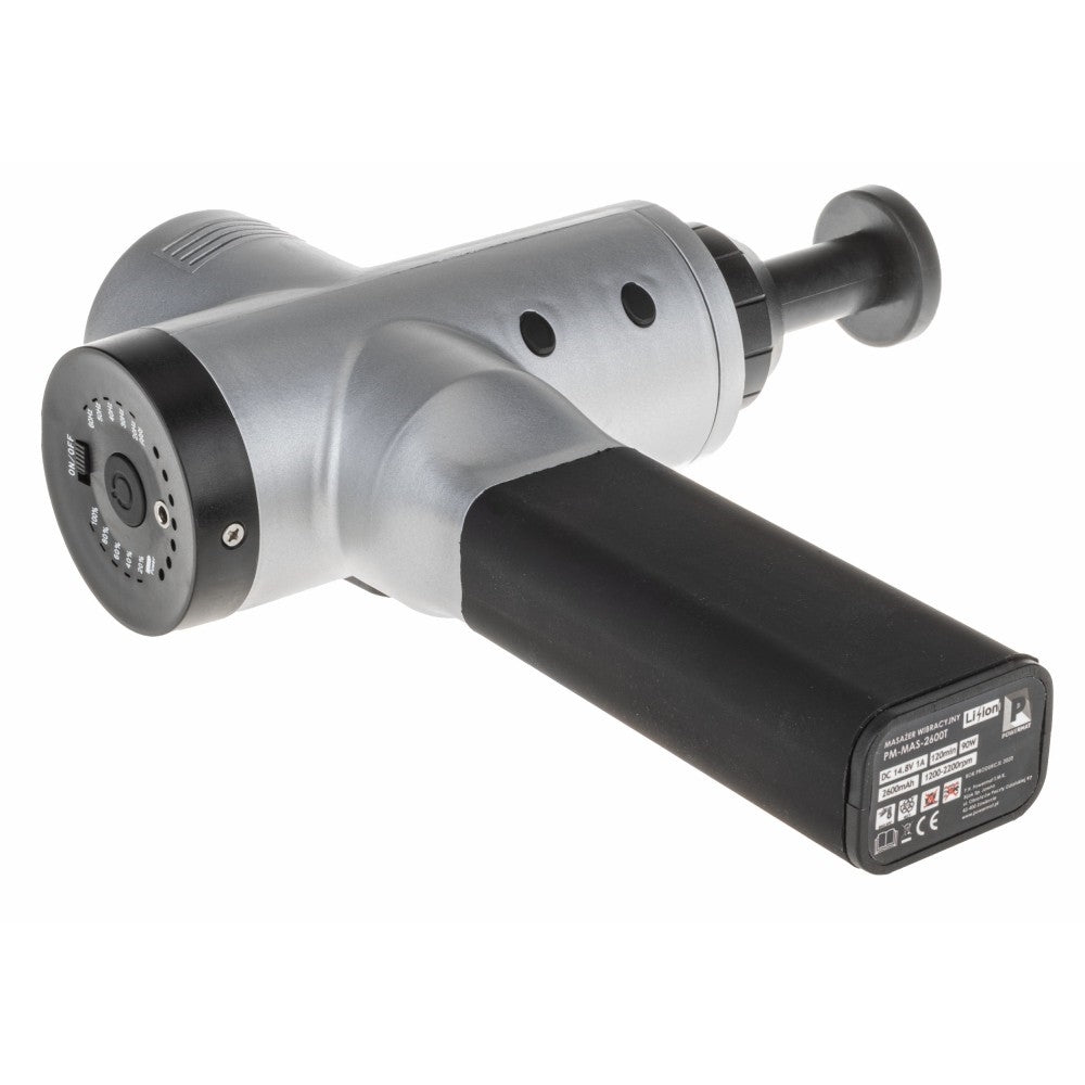 Pistol pentru masaj vibrator 90W, Powermat PM-MAS-2600T