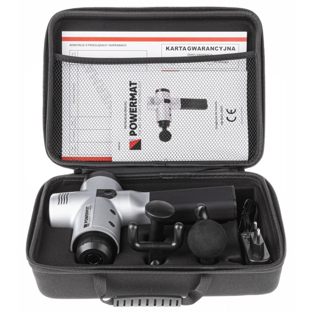 Pistol pentru masaj vibrator 90W, Powermat PM-MAS-2600T