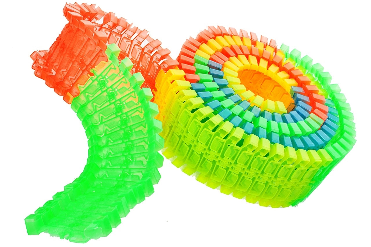 Pista stralucitoare cu vehicule 360 elemente, Malplay 107303