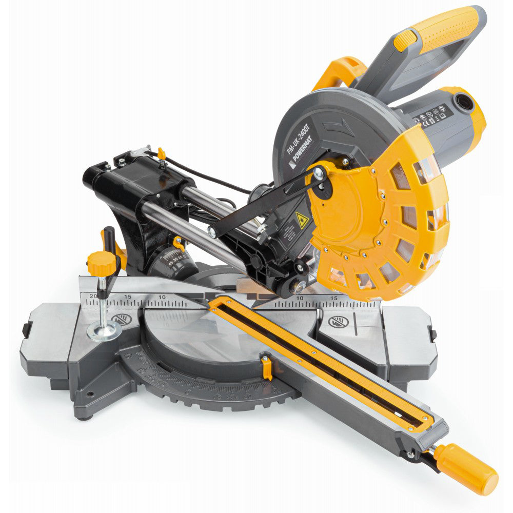 Fierastrau circular pentru lemn 2400W LED, Powermat PM-UK-2400M