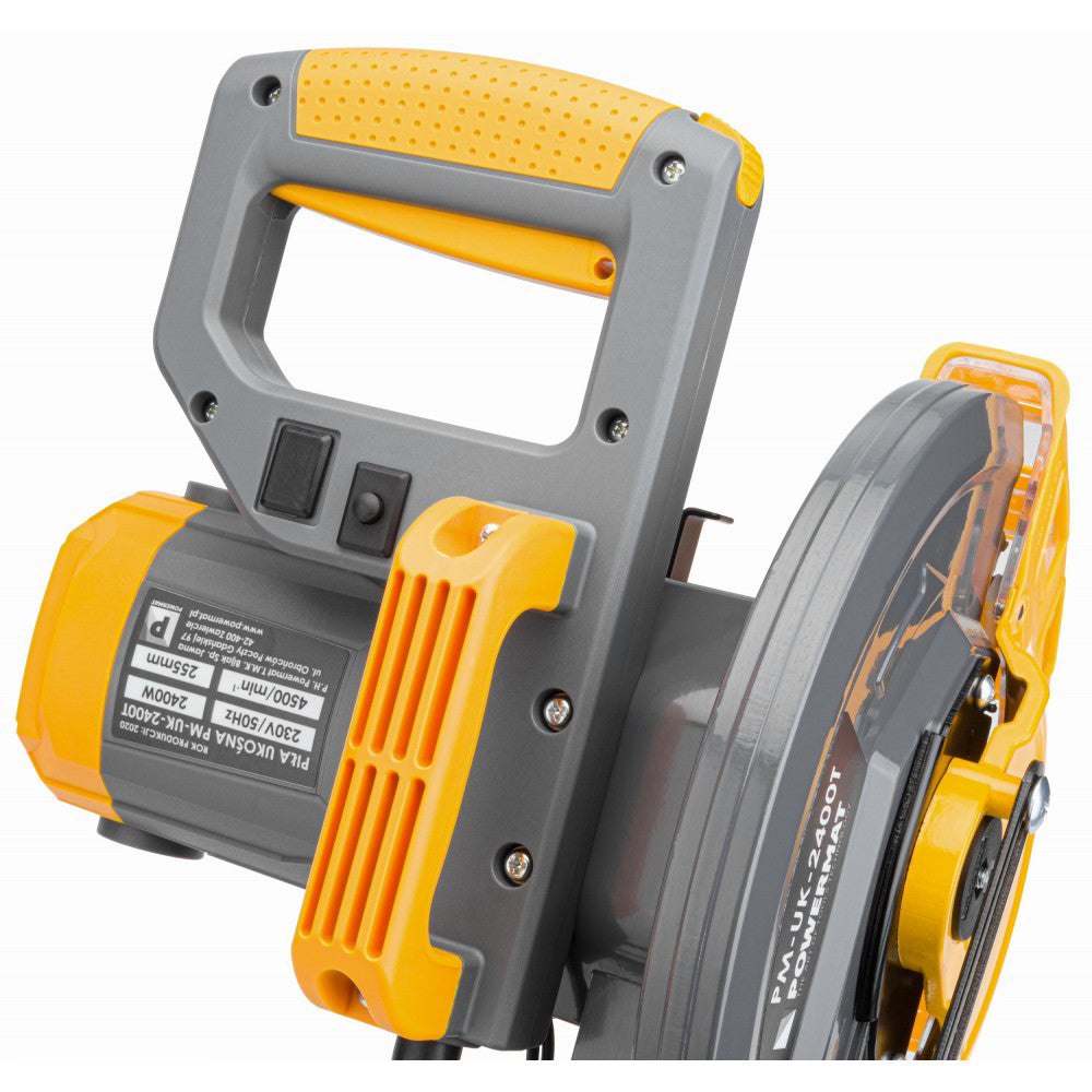 Fierastrau circular pentru lemn 2400W LED, Powermat PM-UK-2400M