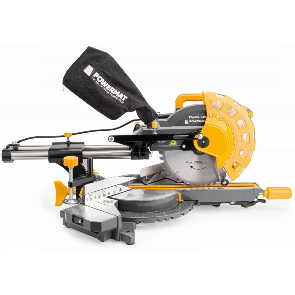 Fierastrau circular pentru lemn 2400W LED, Powermat PM-UK-2400M