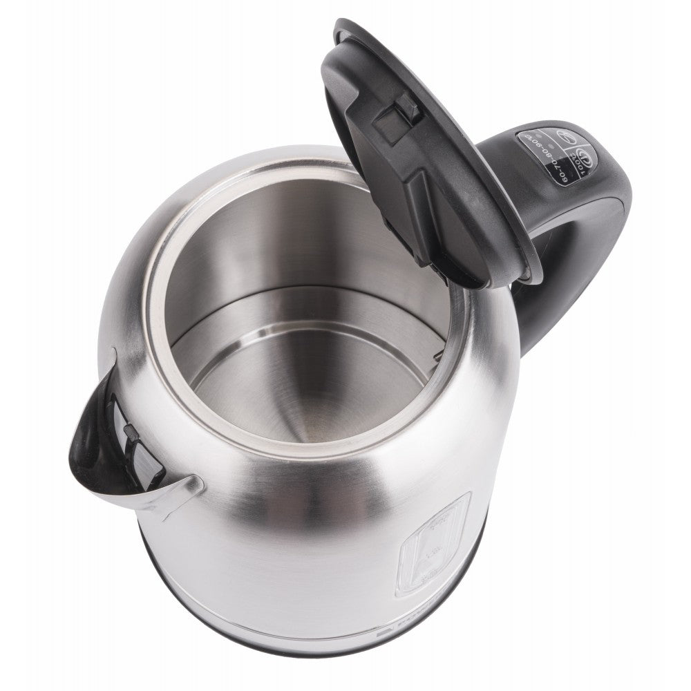 Ceainic electric din otel cu LED 2200W, Powermat PM-ECB-17-SRGBT