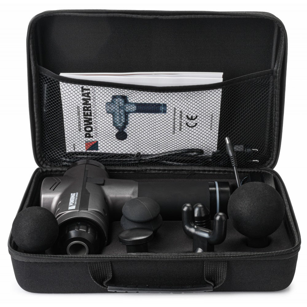 Pistol de masaj 1800mAh, Powermat PM-MAS-1800SLM