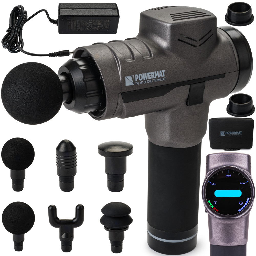 Pistol de masaj 1800mAh, Powermat PM-MAS-1800SLM