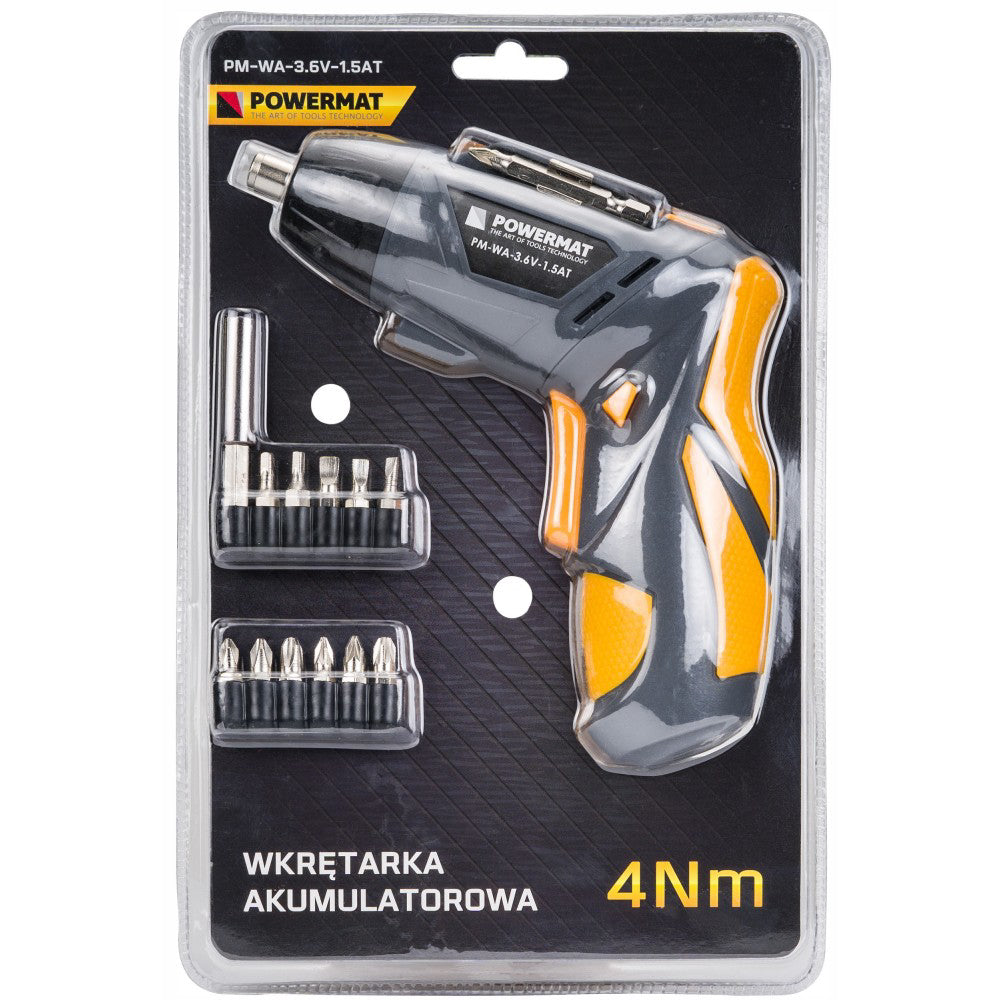 Surubelnita electrica 3.6V-1.5at 1.5Ah 3.6V (blister), Powermat PM-WA-3.6V-1.5AT