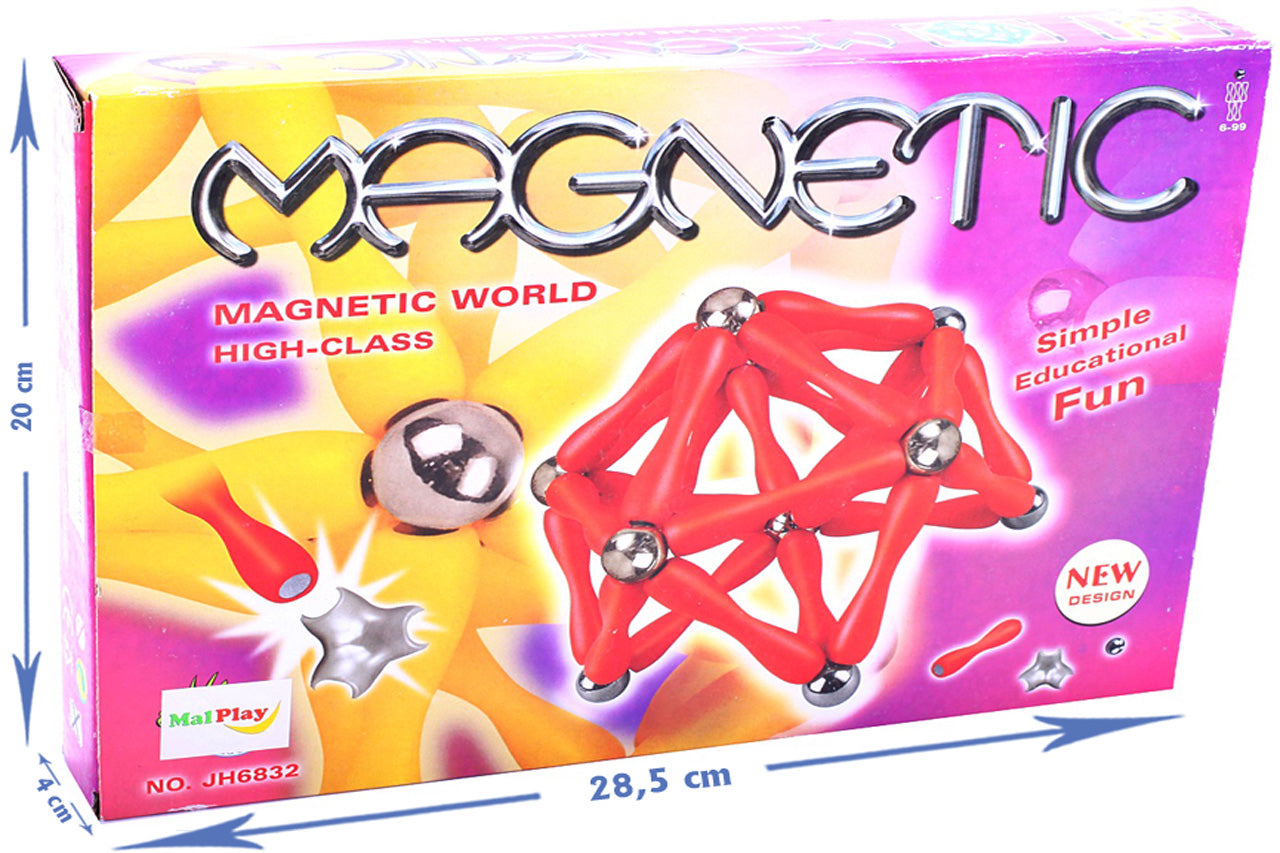 Puzzle magnetic 84 elemente, Malplay 101526