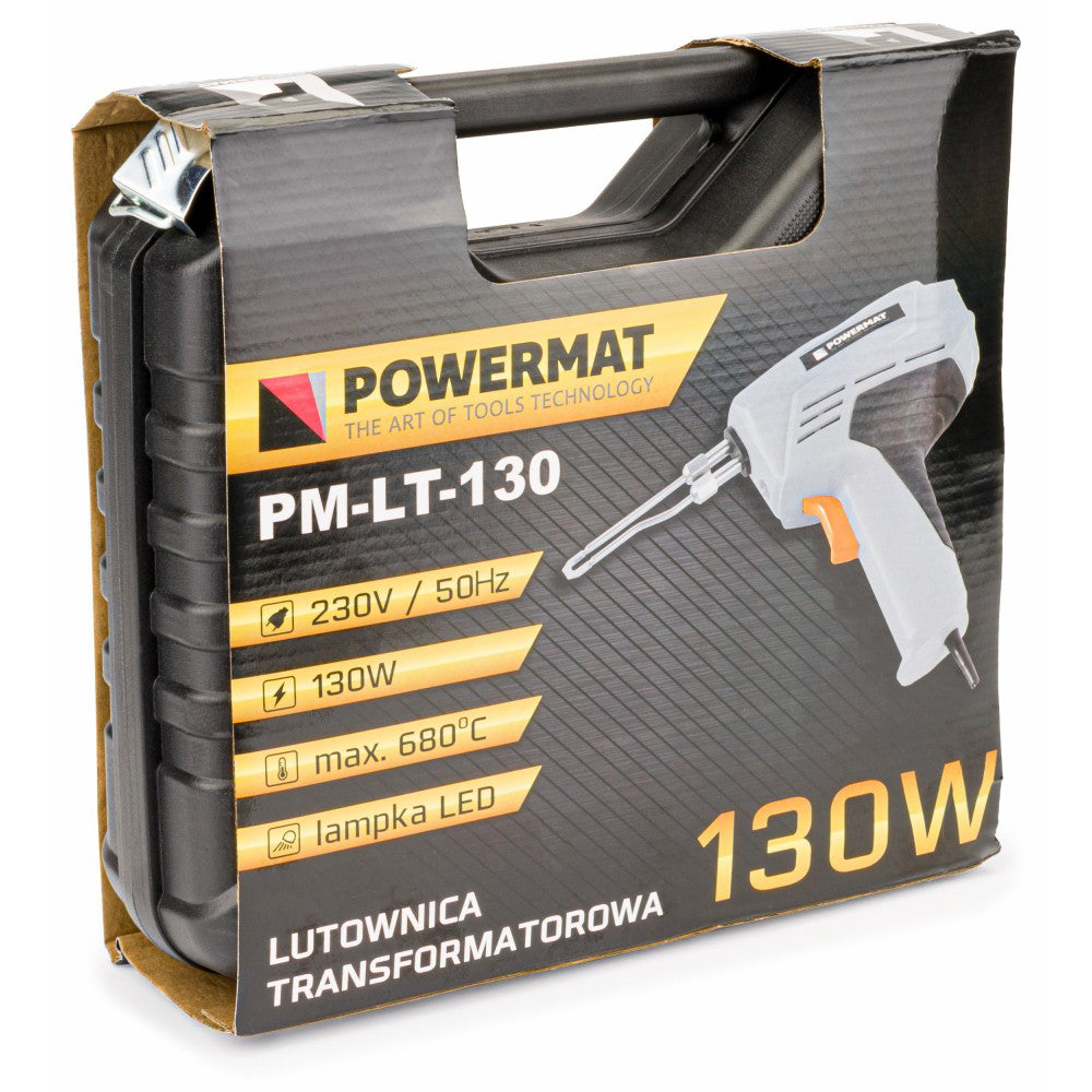 Pistol de lipit cu LED 130W 680℃, Powermat PM-LT-130