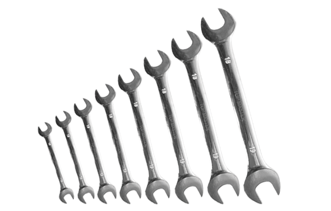 Set 6 chei fixe CrV 6-17mm DIN3110, Topmaster 235115