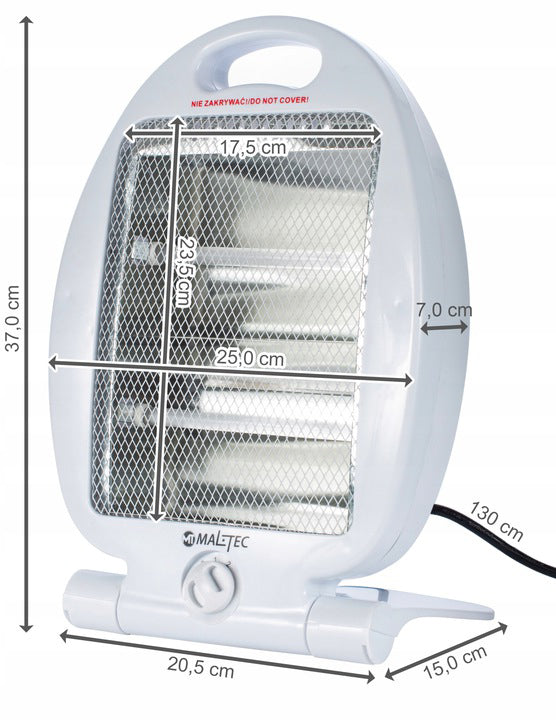 Încălzitor cu cuarț QH3000WT, Maltec 103431