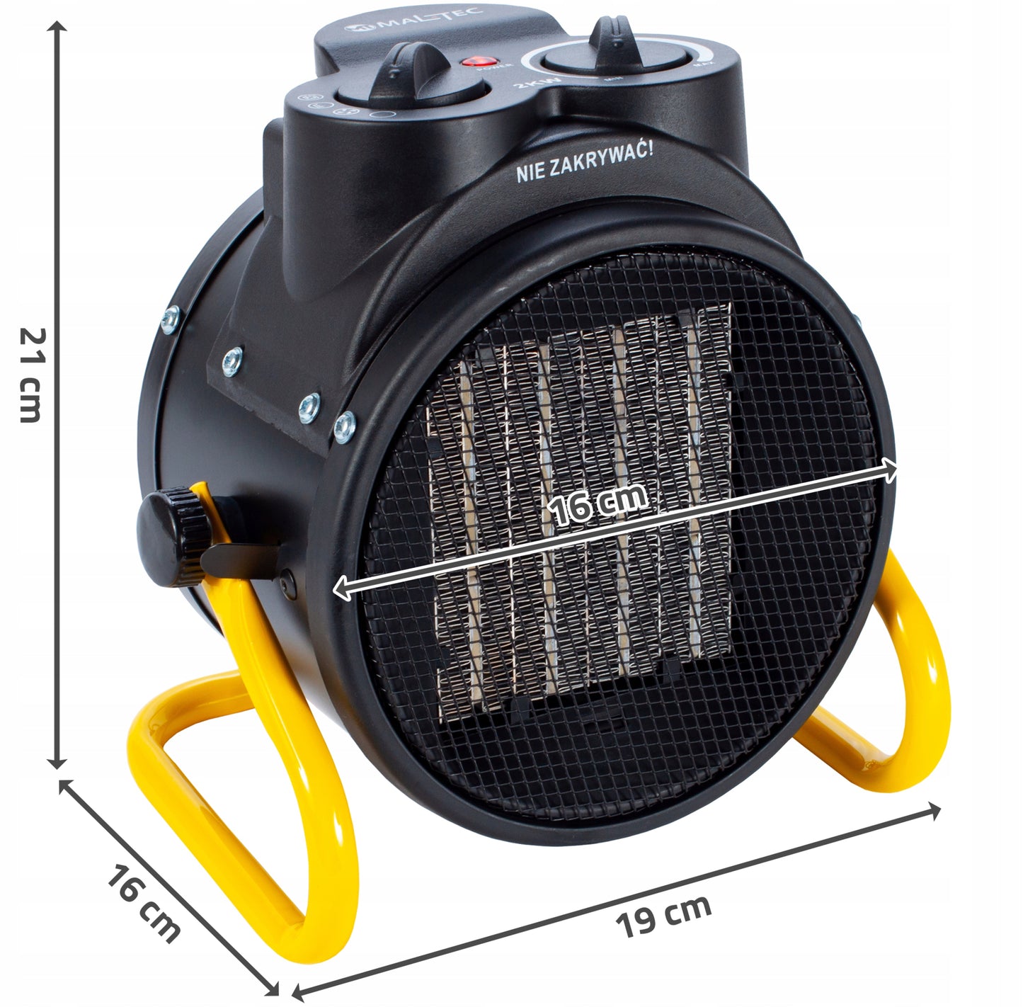 Incalzitor electric INFERNO 4000 2kW, Maltec 107958