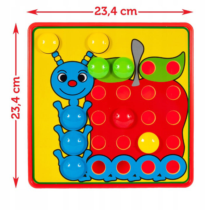 Puzzle mozaic cu piese tip ciupercute, Malplay 107320