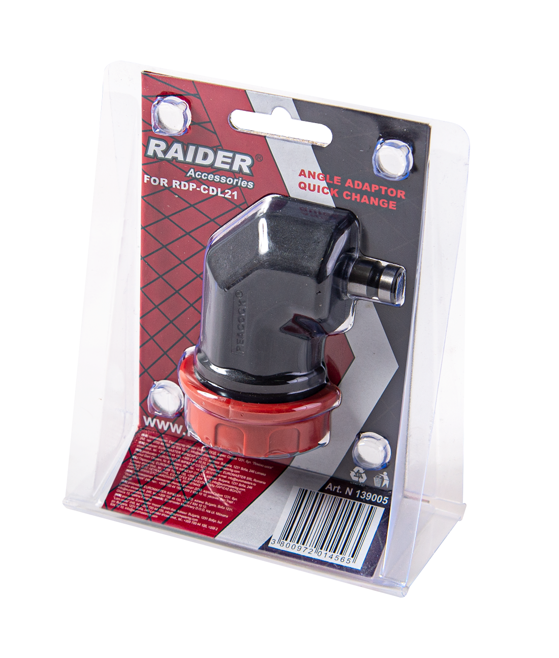 Mandrina 90 grade pentru biti compatibila RDP-CDL21, Raider 139005