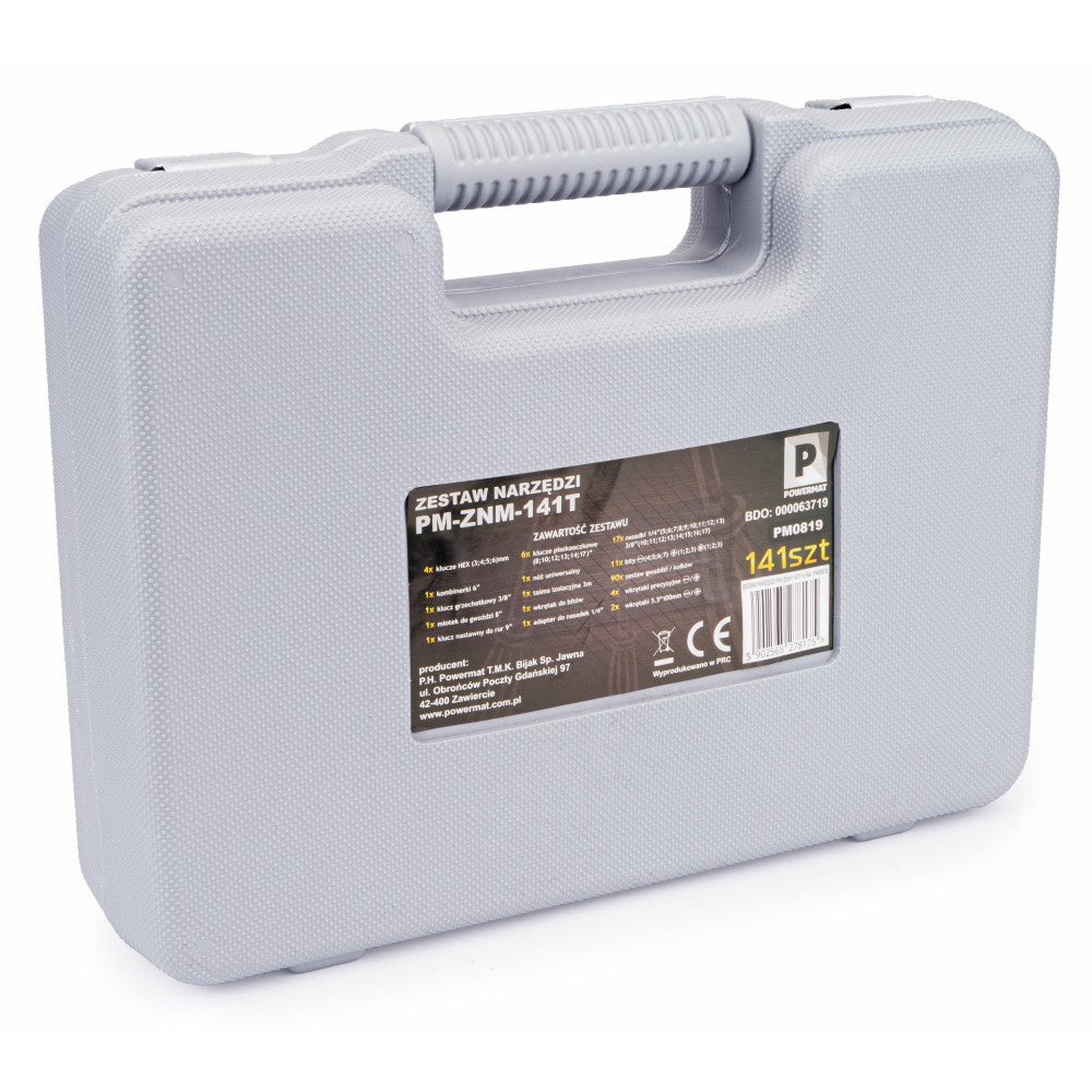 Set de instrumente universal 141 elemente, Powermat PM-ZNM-141T