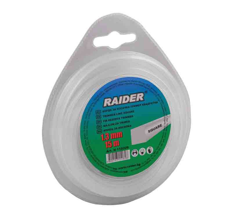 Fir trimmer in forma patrata 1,65mm x 15m, Raider 110211