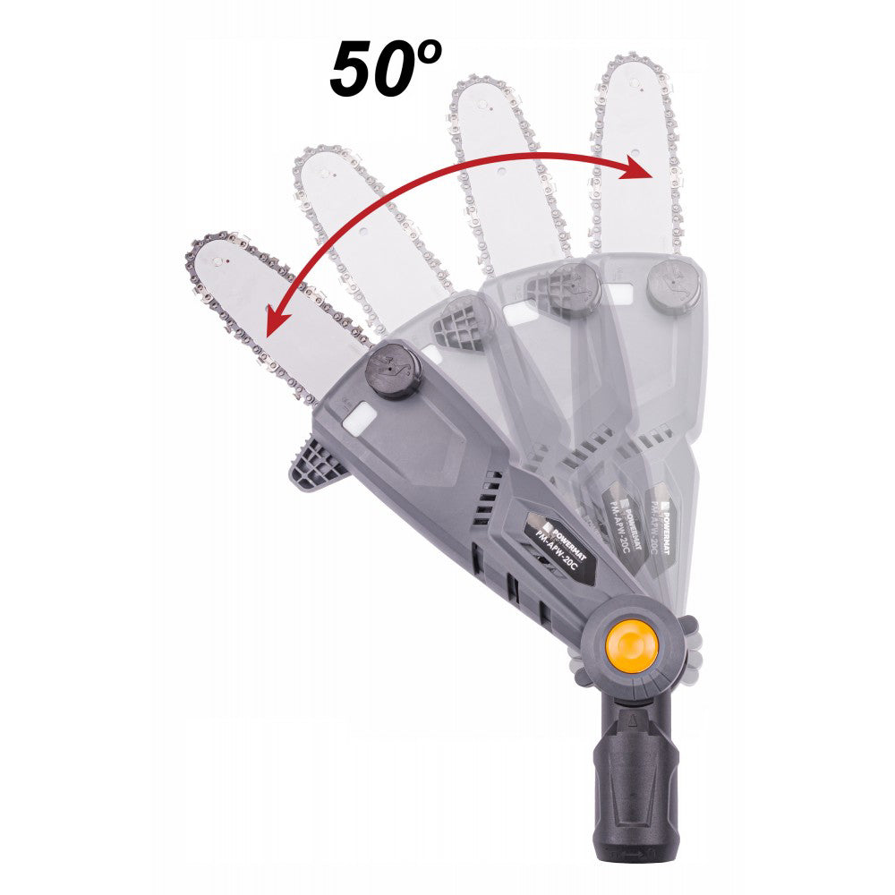 Fierastrau telescopic cu acumulator, Powermat PM-APW-20C