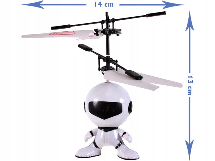 Robot zburator cu infrarosu 14cm, Malplay 101163