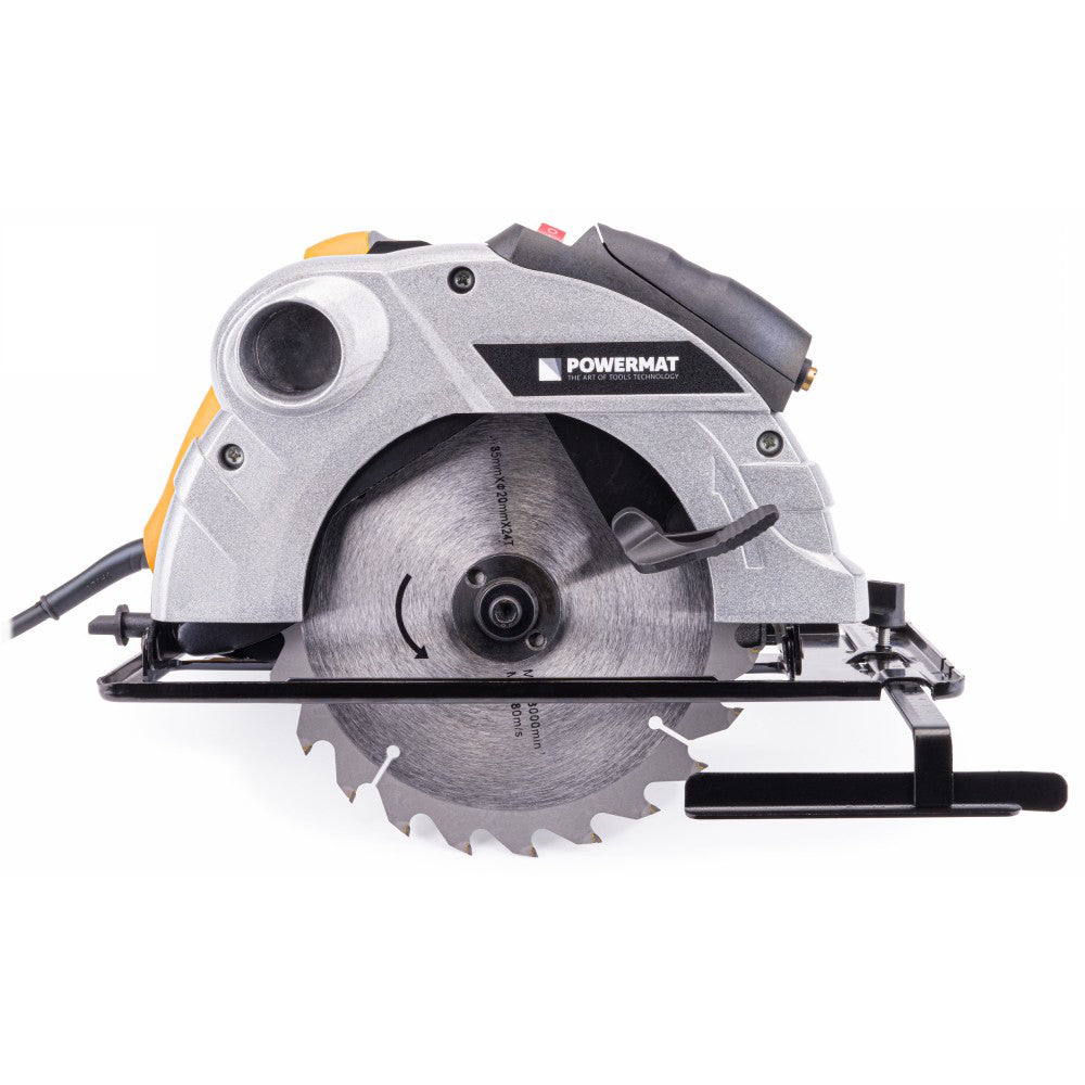 Fierăstrău circular 185mm 2250W, Powermat PM-RPT-2250M