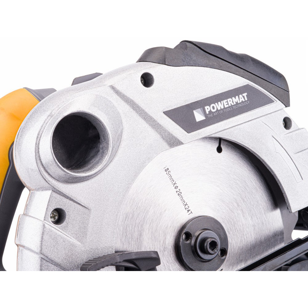 Fierăstrău circular 185mm 2250W, Powermat PM-RPT-2250M