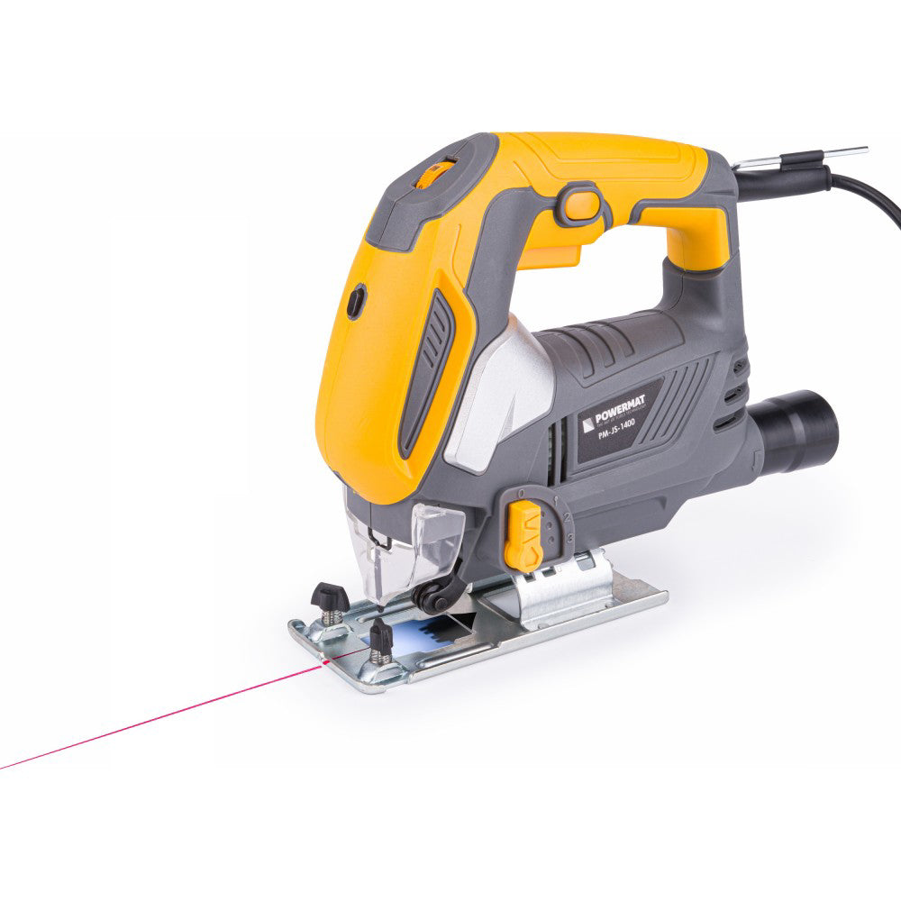 Fierastrau pendular 1400W cu laser, Powermat PM-JS-1400