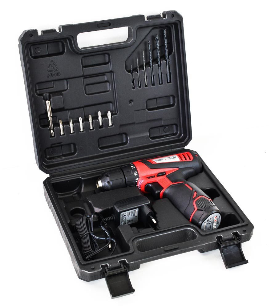 Masina de gaurit/insurubat 12V 1.5Ah 28Nm RD-CDL27, Raider 030149