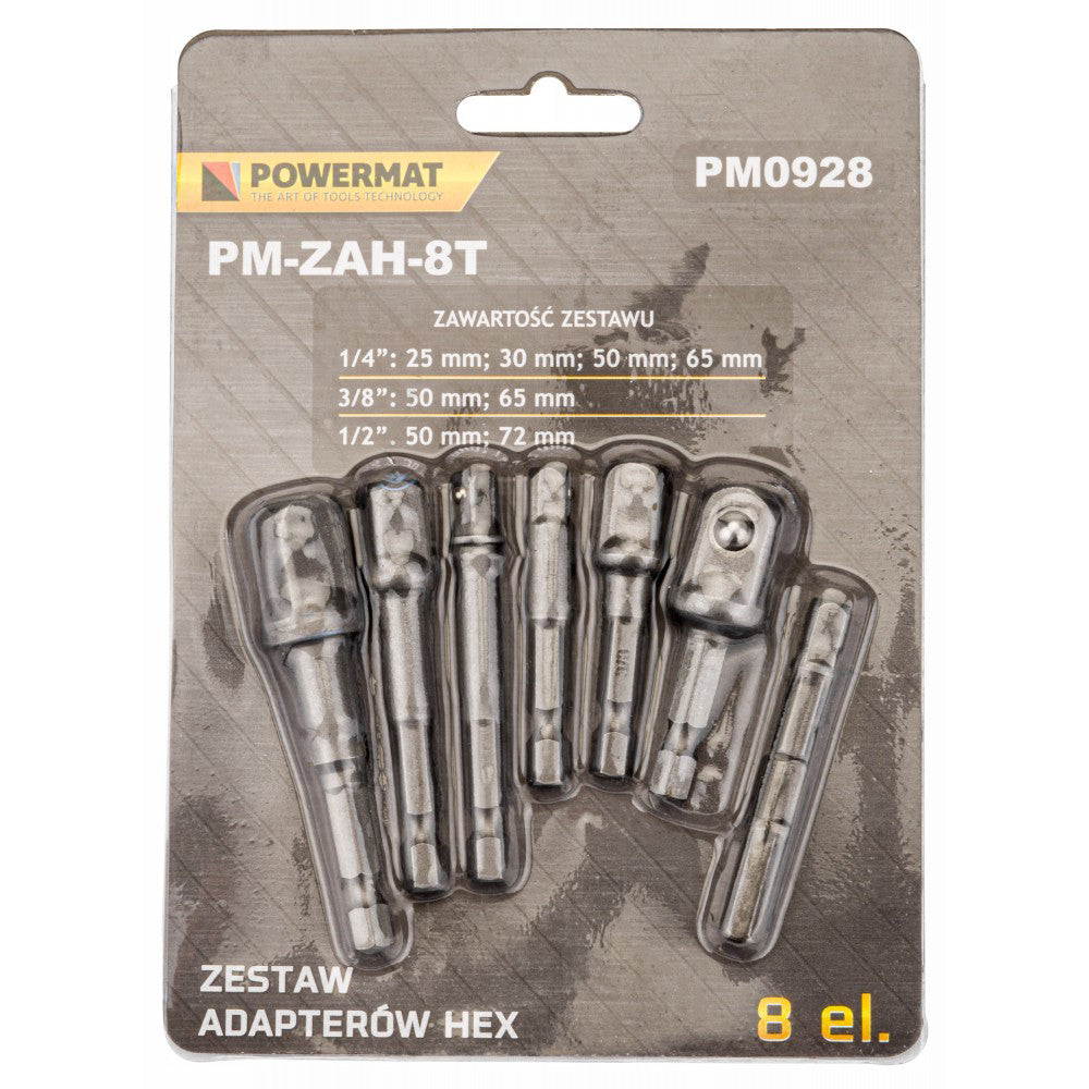 Set de 8 adaptoare Hex, Powermat PM-ZAH-8T