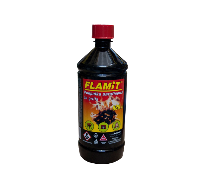 Lichid pentru aprinderea focului din cuptoare, seminee sau gratare, Flamit, 980ml