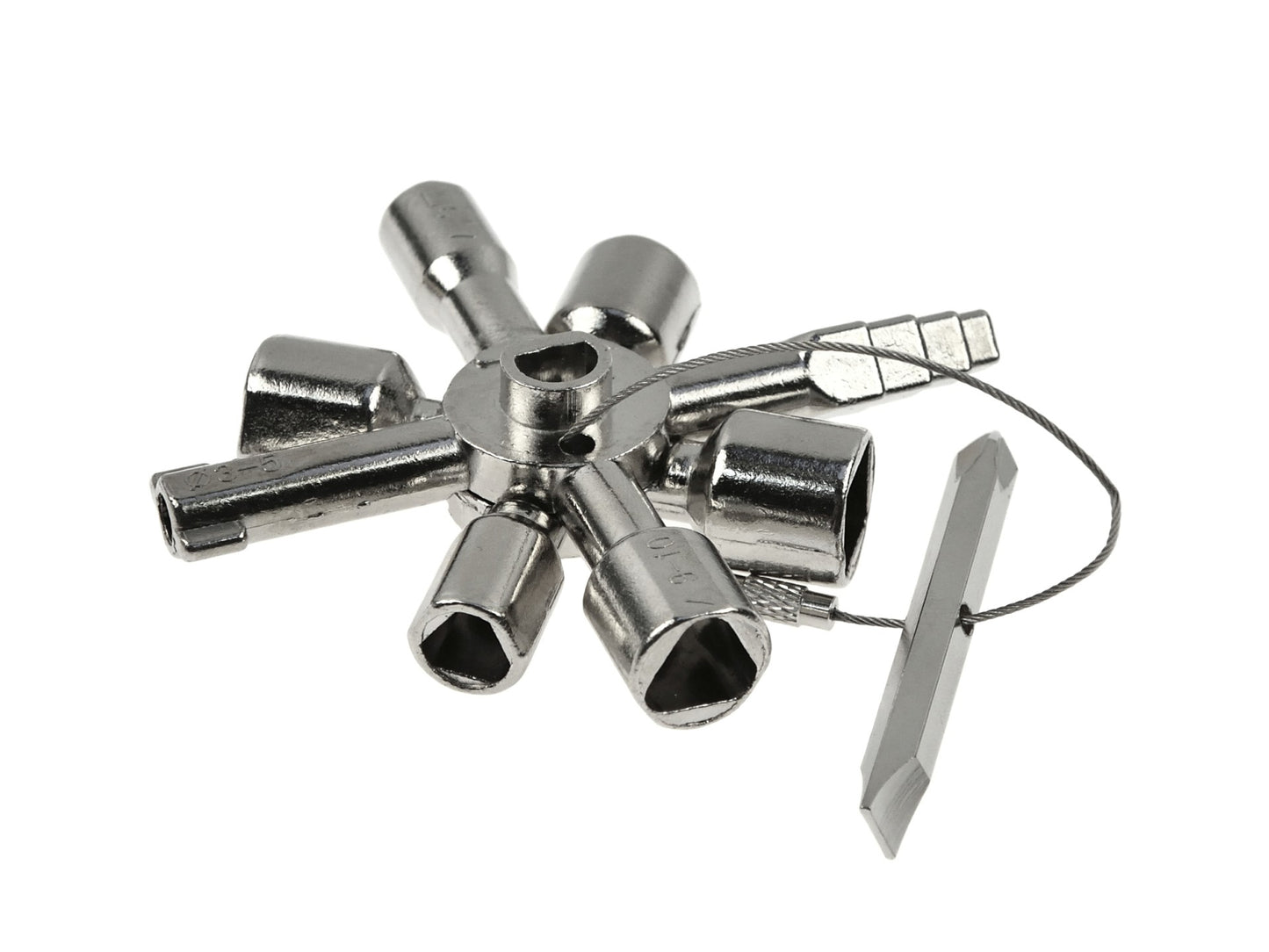 Cheie universală pentru dulapuri tehnice 10 in 1, Geko G10048