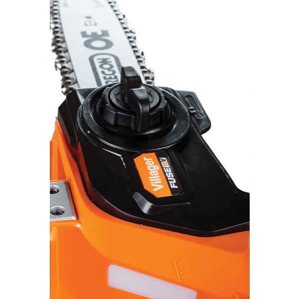 Motofierăstrău cu lanț pe acumulator FUSE VBT 1020 (fără baterie și încărcător), Villager