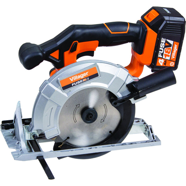 Fierăstrău circular cu acumulator FUSE VLN 1620 (fără baterie și încărcător), Villager
