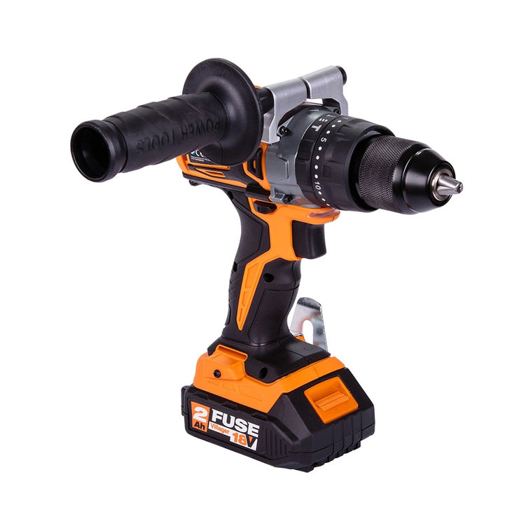 Mașină de găurit/înșurubat FUSE VLP 5120 + 2 baterii si încărcător, Villager