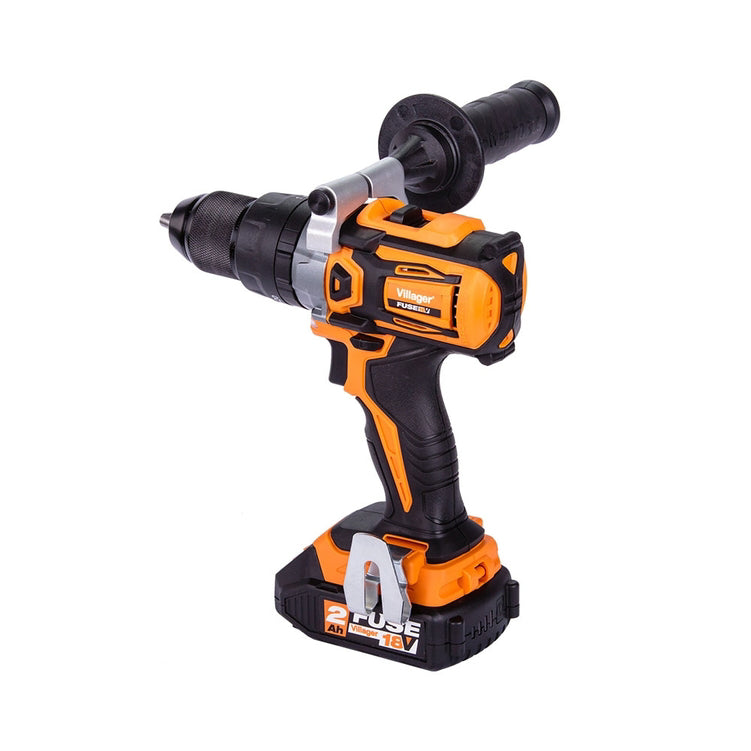Mașină de găurit/înșurubat FUSE VLP 5120 + 2 baterii si încărcător, Villager