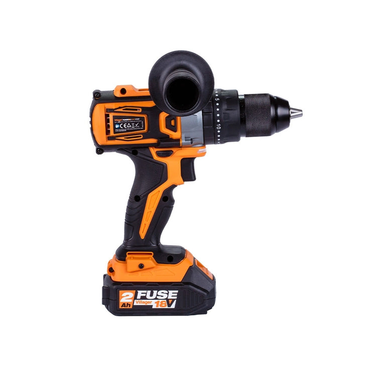 Mașină de găurit/înșurubat FUSE VLP 5120 + 2 baterii si încărcător, Villager