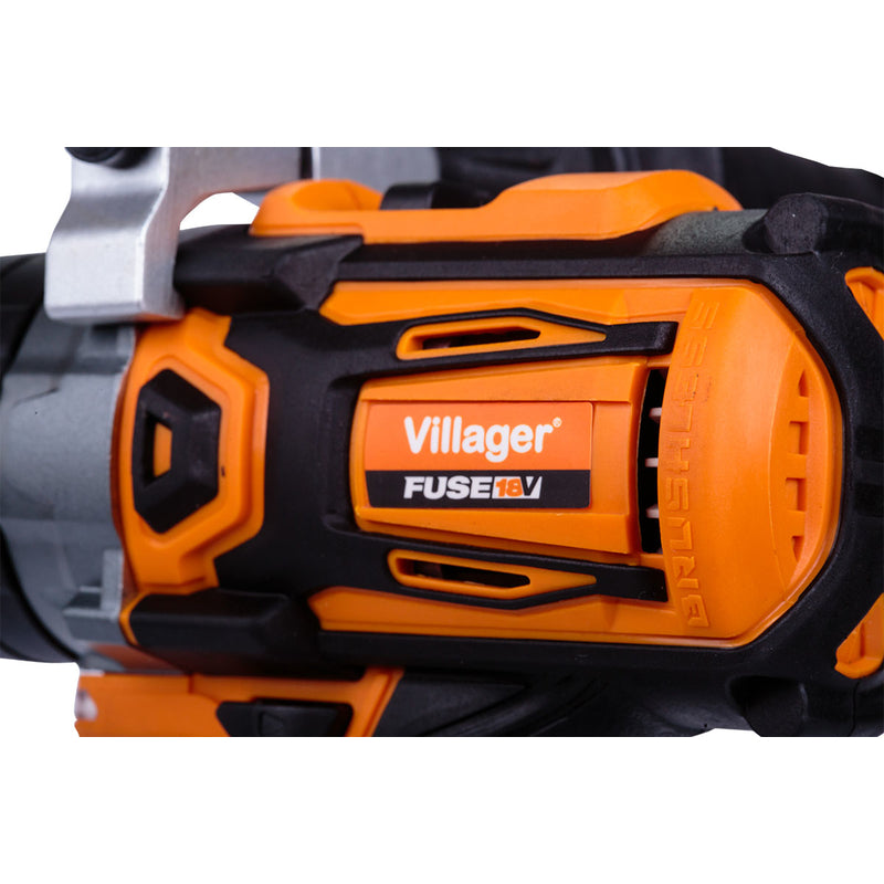 Mașină de găurit/înșurubat FUSE VLP 5120 + 2 baterii si încărcător, Villager