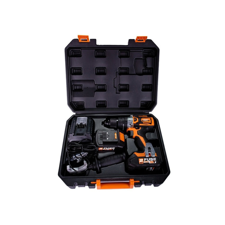 Mașină de găurit/înșurubat FUSE VLP 5120 + 2 baterii si încărcător, Villager