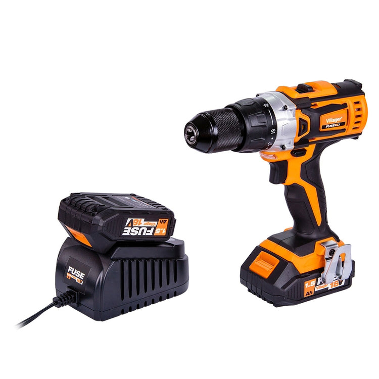 Masina de gaurit/insurubat Fuse VLP 5220-2BSC + baterie si incarcator, Villager