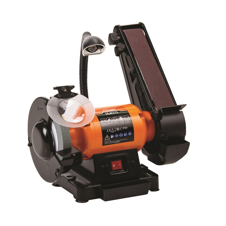 Polizor de banc cu piatră și bandă VLN 375, Villager