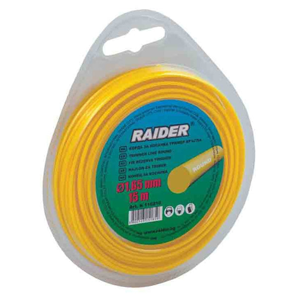 Rezerva fir trimmer, 1.65 mm x 15 m, Raider, 110210